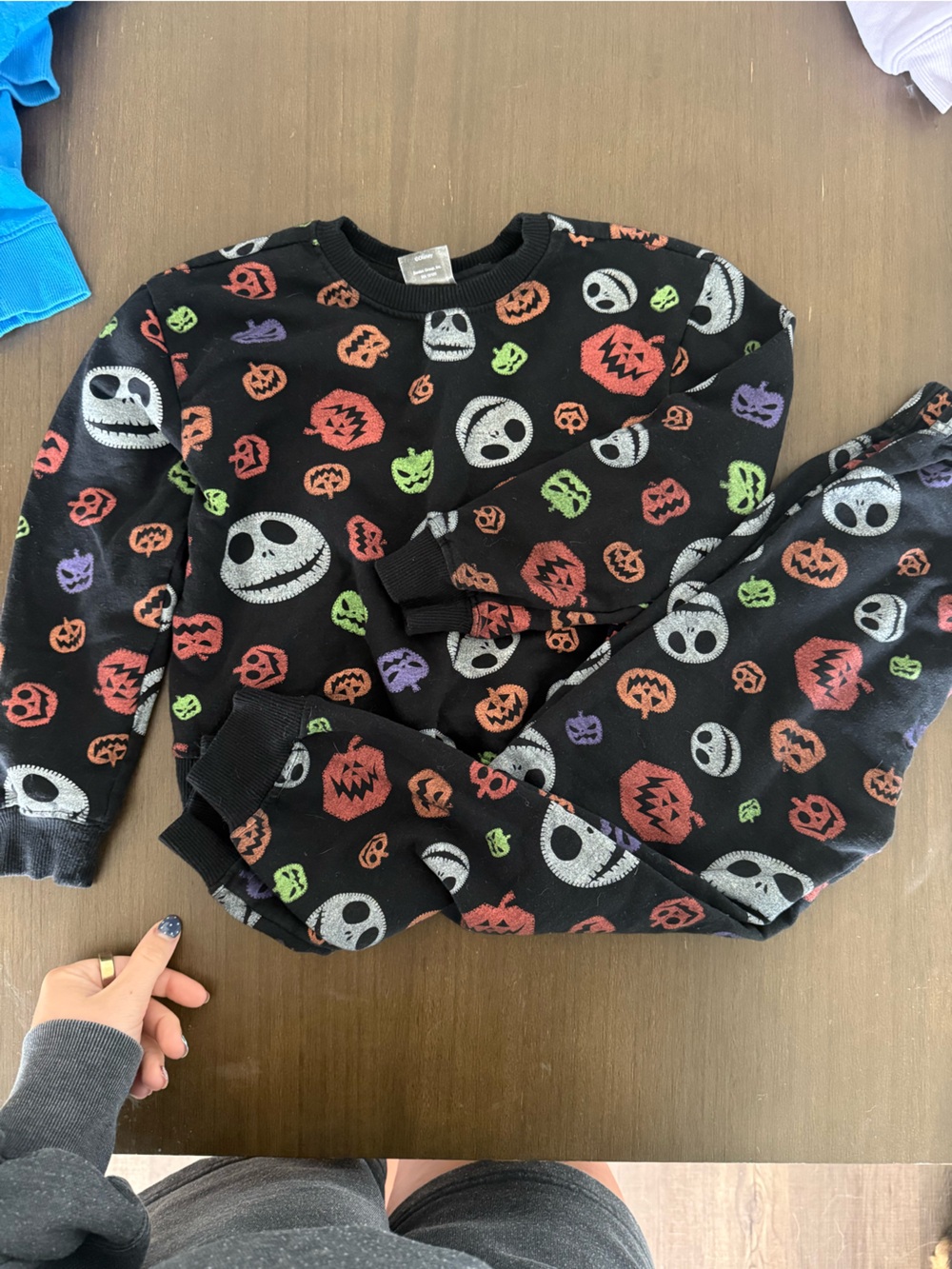 Disney Nightmare before Christmas Halloween Jack-O'-Lantern & Skull
